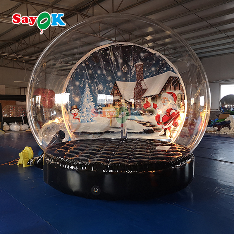 snowglobe bounce house